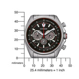 Citizen Reloj Cronógrafo para Hombres de Cuarzo japonés con Correa en Acero Inoxidable CA4561-89E