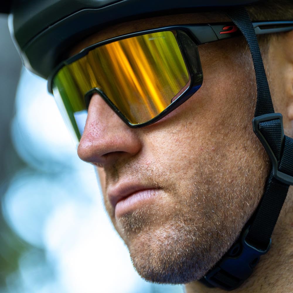 Julbo Fury Gafas de Sol, Negro/Negro, Talla única Unisex Adulto