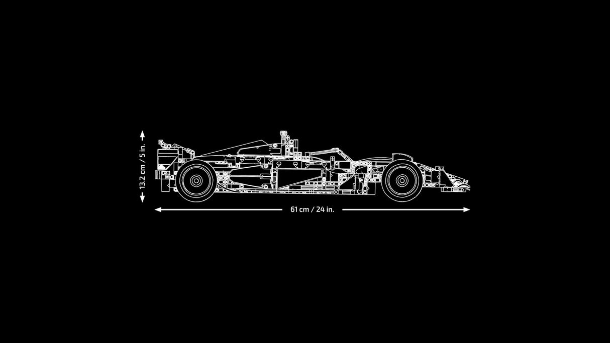 LEGO Technic Coche Ferrari SF-24 F1 Maquetas para Adultos - Coche de Carreras Rojo para Coleccionar - Regalo para Hombres, Padres o Pareja Aficionados a la Fórmula 1 - Detalles Navideños 42207