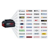 Bosch Professional 18V System sierra de bastón telescópico GHE 18V-50 TP (bastón telescópico de 2,5 m, 3400 carreras por minuto, apertura de dientes de 23,5 mm, correa de hombro incl., sin batería)