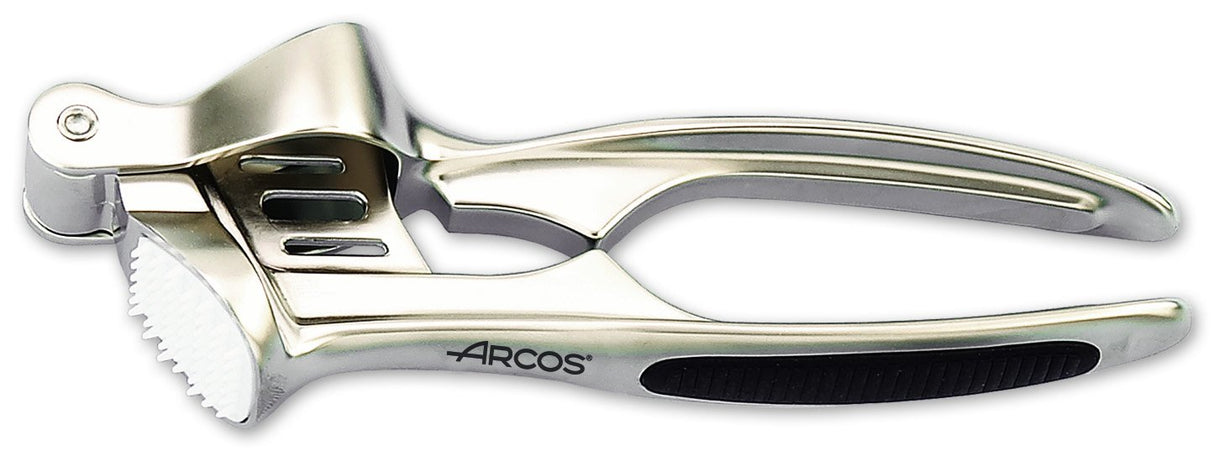 Arcos Accesorios de Cocina - Juego de 5 Piezas (Pelador, Cascanueces, Sacacorchos, Prensa Ajos, Abrelatas) - Aleación de Zinc, Acabado Cromado, Caja Regalo - Plata
