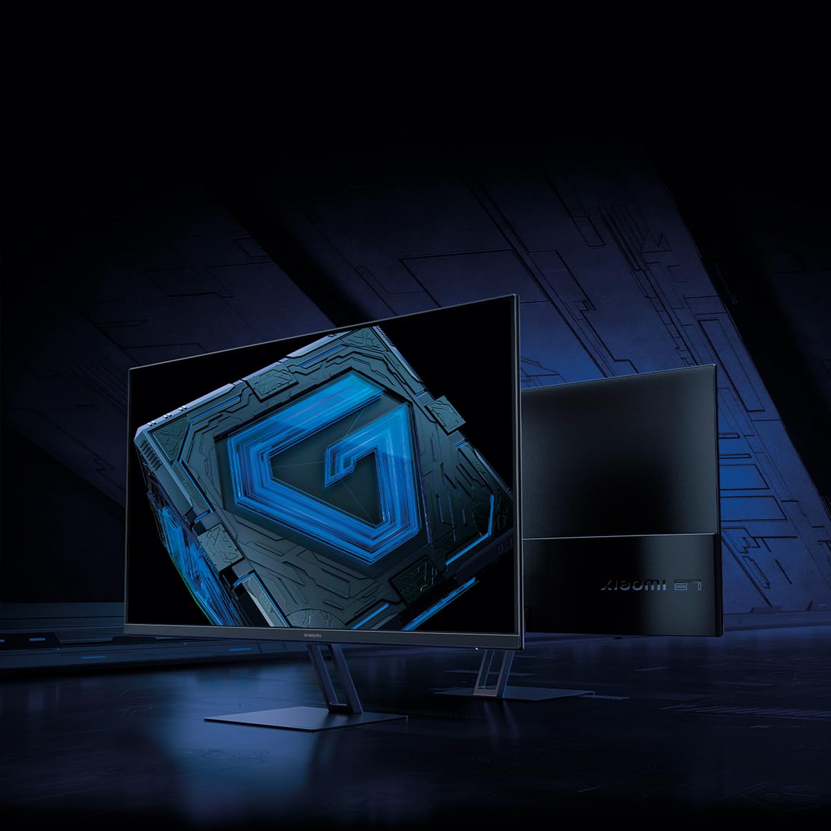 XIAOMI Mi Gaming Monitor G27i 27" - Monitor Gaming de 27" LCD IPS (1920x1080, HDR10, 165Hz, 1ms, HDMI 2.0x1, Puerto DP1.4x1, Protección Luz Azul), Negro (Versión ES)
