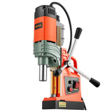 VEVOR 1350 W Taladro de Columna Magnético, Diámetro de Perforación de 50 mm, Potencia de 12500 N, Velocidad Ajustable de 0 a 800 RPM, con Vástago Weldon, para Superficies Metálicas, Industria