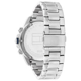Tommy Hilfiger Reloj Analógico de Cuarzo Multifunción para Hombre con Correa de Acero Inoxidable Plateada - 1792059