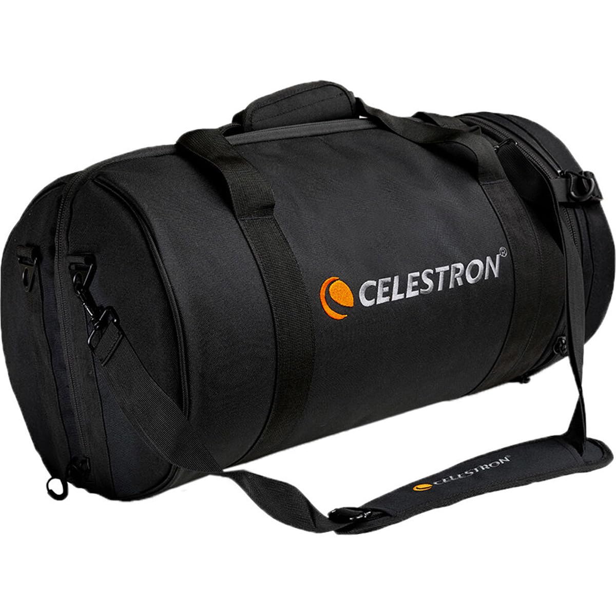 Celestron 94026 Bolsa para telescopio de 8” para tubos ópticos Schmidt Cassegrain y EdgeHD – Estuche resistente al agua duradero con compartimentos protectores, bolsillo para accesorios, correa, negro