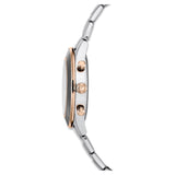 Swarovski Reloj Octea Lux Sport, Brazalete de Metal, Blanco, Acero Inoxidable
