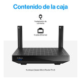 Linksys Classic Micro Router Pro 6 - Router WiFi 6 Mesh de Doble Banda (AX5400) - Router Gigabit inalámbrico, Cobertura para más de 35 Dispositivos y 250 m2