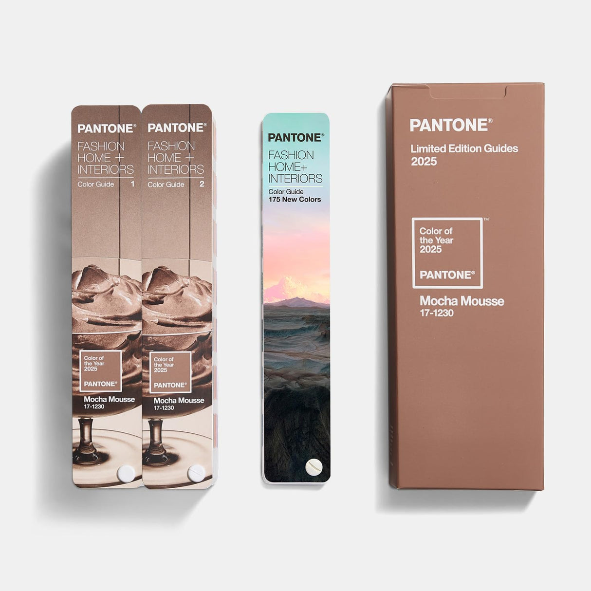 Pantone FHIP110C Juego de Guías de Color para Moda, Hogar e Interiores (Edición Color del Año 2025) - Dos prácticos abanicos de color en disposición cromática