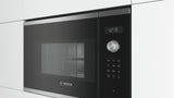 Bosch Serie 6 BEL524MS0 Integrado - Microondas (Integrado, Microondas con grill, 20 L, 800 W, Giratorio, Tocar, Negro, Acero inoxidable)