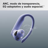 Beats Powerbeats Pro 2 Auriculares Bluetooth inalámbricos- Cancelación Activa del Ruido, clasificación IPX4, hasta 45H con Estuche de Carga, Funciona con Apple y Android - Púrpura Intenso