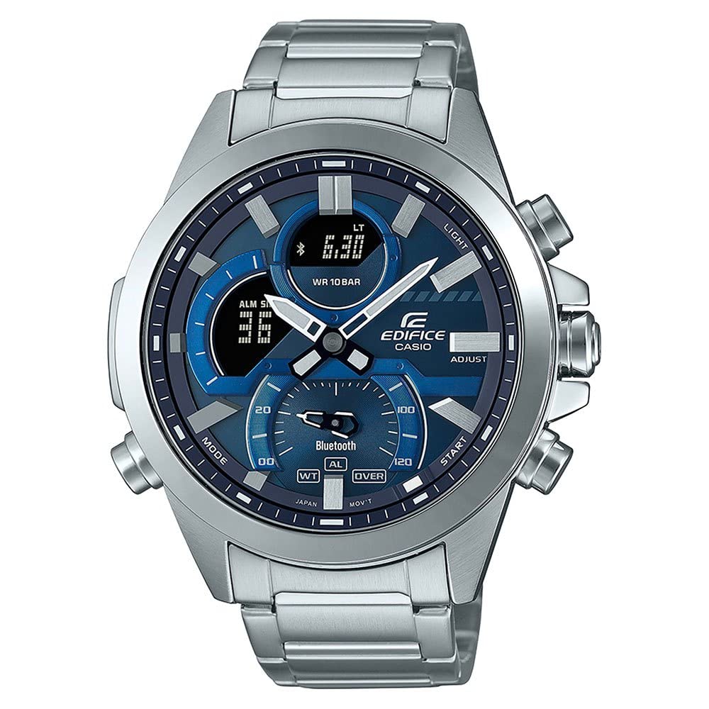 Montre - CASIO - ECB-30D-2AEF - 52,3mm - Bleu