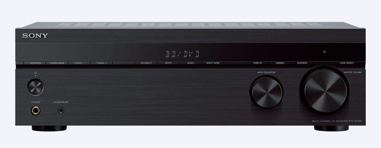 Sony STR-DH590 - Receptor AV (5.2 Canales, Bluetooth, Transferencia 4K, Dolby Vision), Color Negro