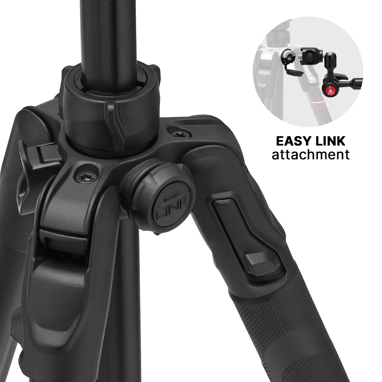 Manfrotto Befree Advanced AS, Trípode de Cámara, Twist Lock, en Aluminio, Compatible Arca-Swiss, Kit Trípode de Viaje Portátil con Rótula, para DSLR, Cámaras sin Espejo, Accesorios de Fotografía