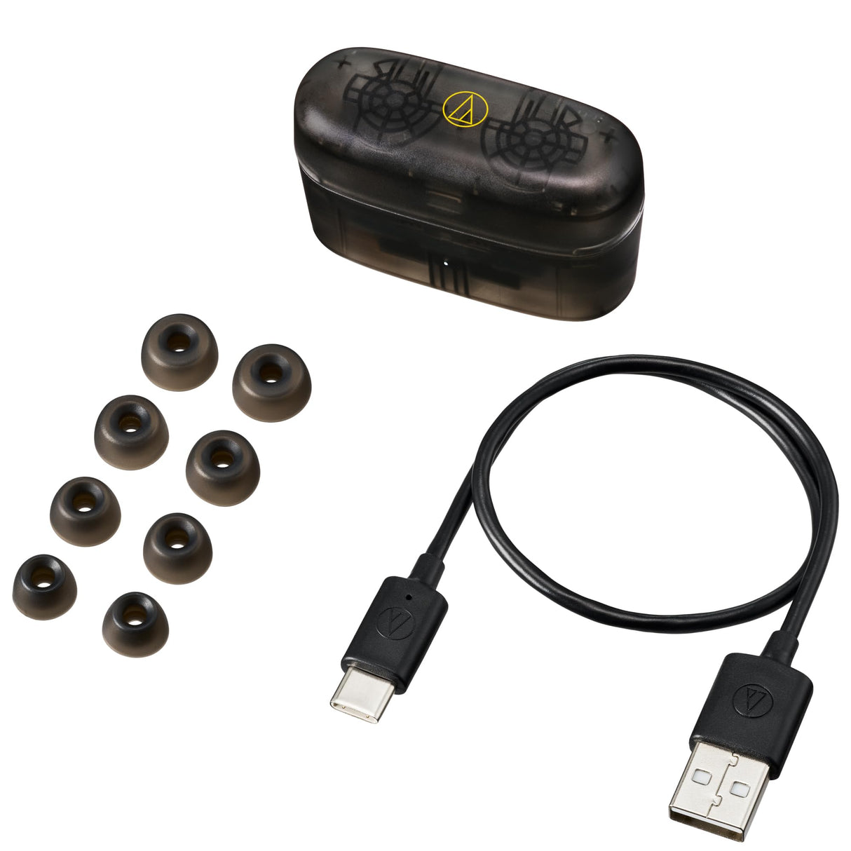 Audio-Technica ATH-CKS30TW+ Auriculares inalámbricos (Negro translúcido)