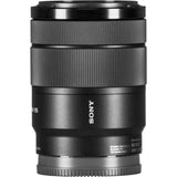 Sony Lente Zoom (Montura E, Formato APS-C, 18 - 135 mm F3.5-5.6 Oss, Zoom de 7.5 X), Color Negro