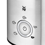 WMF Lono - Espumador de leche de cristal eléctrico, 150-250 ml, 650 W, batidora de frape, pantalla táctil, para espuma de leche caliente y fría, leche caliente, calentador de leche, cacao, chocolate
