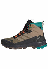 adidas Terrex Skychaser AX5 Mid Gore-Tex Climawarm+ Hiking Shoes, Zapatos de Senderismo Hombre, Cardboard/Blanch Cargo/Pure Teal, 42 EU