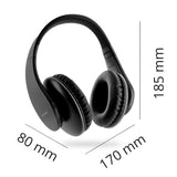 Metronic 480200 - Auriculares inalámbricos ópticos, estéreo, transmisor para TV/PC/Teléfono/Tablet, AUX 3.5mm, Volumen Integrado, Diadema Plegable, autonomía hasta 10 Horas