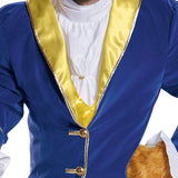 Disguise Disfraz de bestia de la Bella y la Bestia para hombre, Azul, X-Large