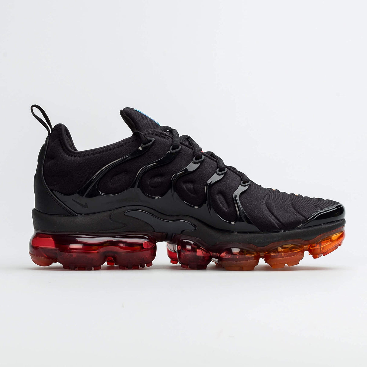 NIKE Air Vapormax Plus, Sneaker Hombre, Black Lt Smoke Grey Magma Orange, 41 EU