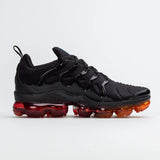 NIKE Air Vapormax Plus, Sneaker Hombre, Black Lt Smoke Grey Magma Orange, 41 EU