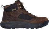 Skechers Cambert Harlan, Botas Cortas al Tobillo Hombre, Cocoa Leather/Mesh, 46 EU