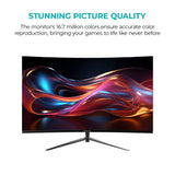 MISURA | Monitor Gaming 24" Curvo | 200 Hz | Full HD | 1ms | HDR | FreeSync, GSync, Overdrive, Flicker Free | HDMI, DP | 4000:1 - MM24DFA