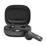JBL Live Flex, Auriculares In Ear inalámbricos con estuche de carga inteligente, tecnología Bluetooth y de cancelación adaptativa de ruido, llamadas manos libres y hasta 40 horas de autonomía, negro