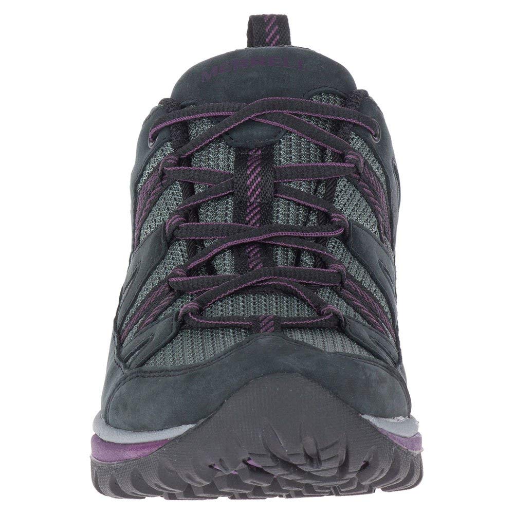 Merrell Siren Sport 3 GTX, Zapato para Caminar Mujer, Negro (Black/Blackberry), 39 EU
