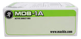 MACKIE MDB-1A caja de inyección directa (DI) activa con corte de graves, polaridad, Ground Lift, atenuador de -20 dB y Merge