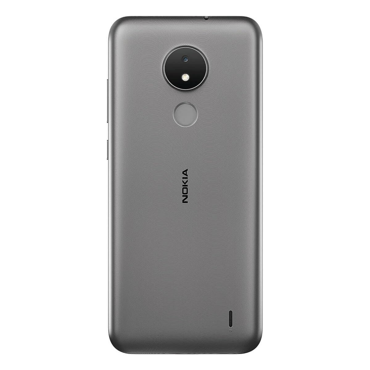Nokia C21 4G Smartphone, Andoid Go Pantalla 6,5" HD+, 2GB RAM, 32GB ROM, Bateria 4000 mAh, Doble Camara 13+2Mp - Grey
