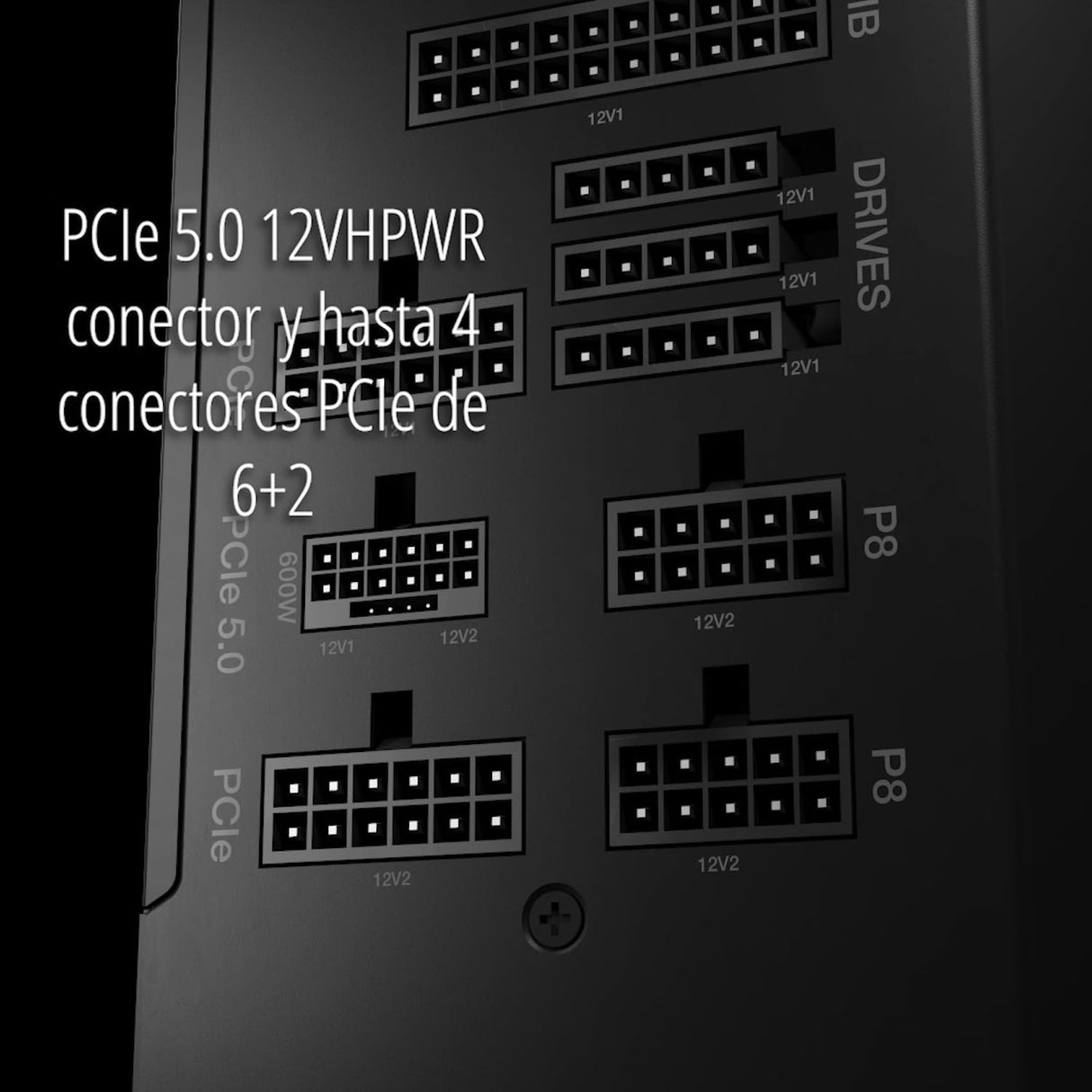 be quiet! Pure Power 12 M 550W, Compatible ATX 3.1 y PCIe 5.1, 80 Plus Gold, Fuente de alimentación Modular, Cable 12V-2x6 Incluido, Ventilador be quiet! de 120 mm, BN341