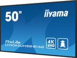 iiyama LCD de 50 Pulgadas 3840X2160 9.5MS LH5041UHS-B2AG 5000:1 HDMI VGA