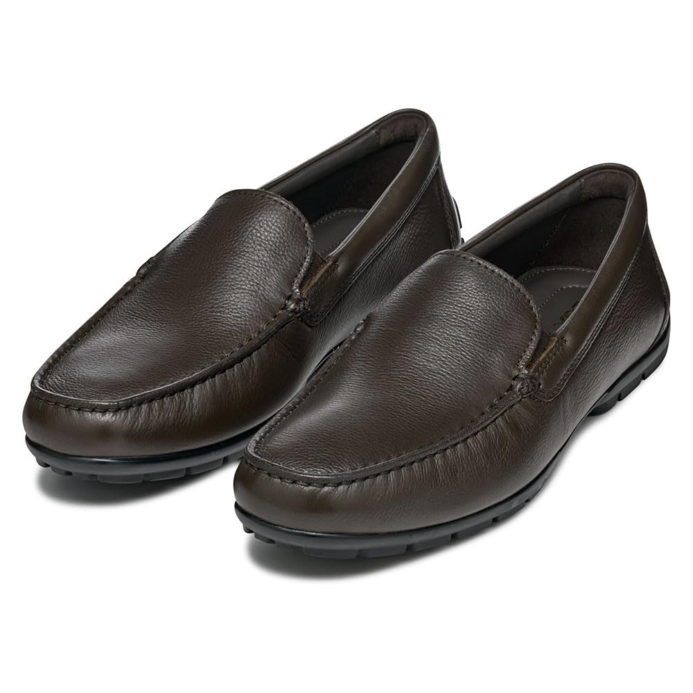Geox U Moner W 2FIT A, Mocasín Hombre, Coffee, 41 EU