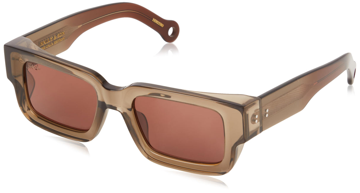 HALLY & SON HS921S 52 20 140 BR Gafas, Green, 52/20/140 Unisex Adultos