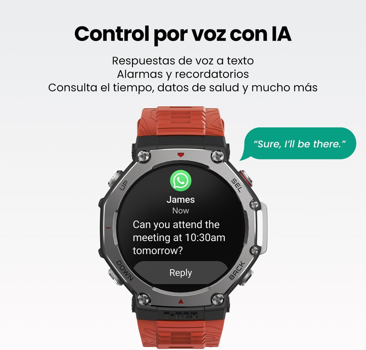 Amazfit T-Rex 3 Outdoor Smartwatch 48mm Pantalla AMOLED, Mapas & Navegación Offline, 6 Sistemas de Satélite GPS Doble Banda, 27 Días de Duración de Batería, Pago NFC, 170 Modo Deportes de Aventura