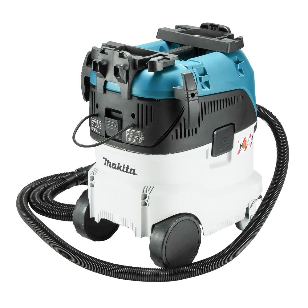 Makita Aspirador 45L 1.400W VC4210LX, Color: Azul, Negro y Blanco