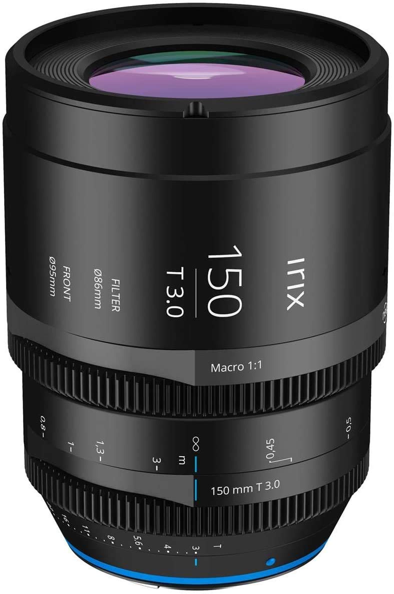 Irix Cine 150mm T3.0 Macro 1:1 Lente de vídeo 150mm para Arri PL || 11 láminas de Enfoque min 0,35 m rotación 270° || Lente de vídeo para PL