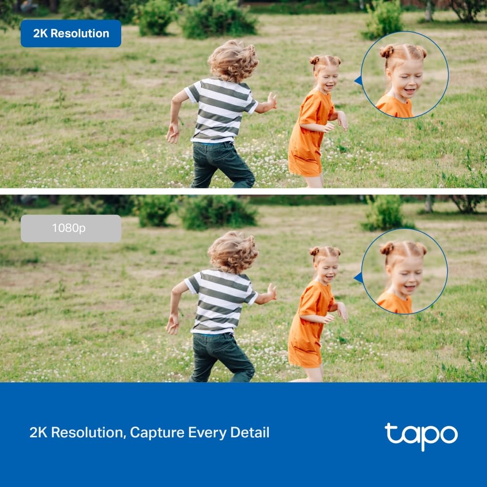Tapo C310P2 - Camara Vigilancia WiFi Exterior Interior,Resolución 3MP, IP66 con Visión Nocturna, Detección de Movimiento y Alarma Instantánea, Control con App iOS, Android, Compatible con Alexa