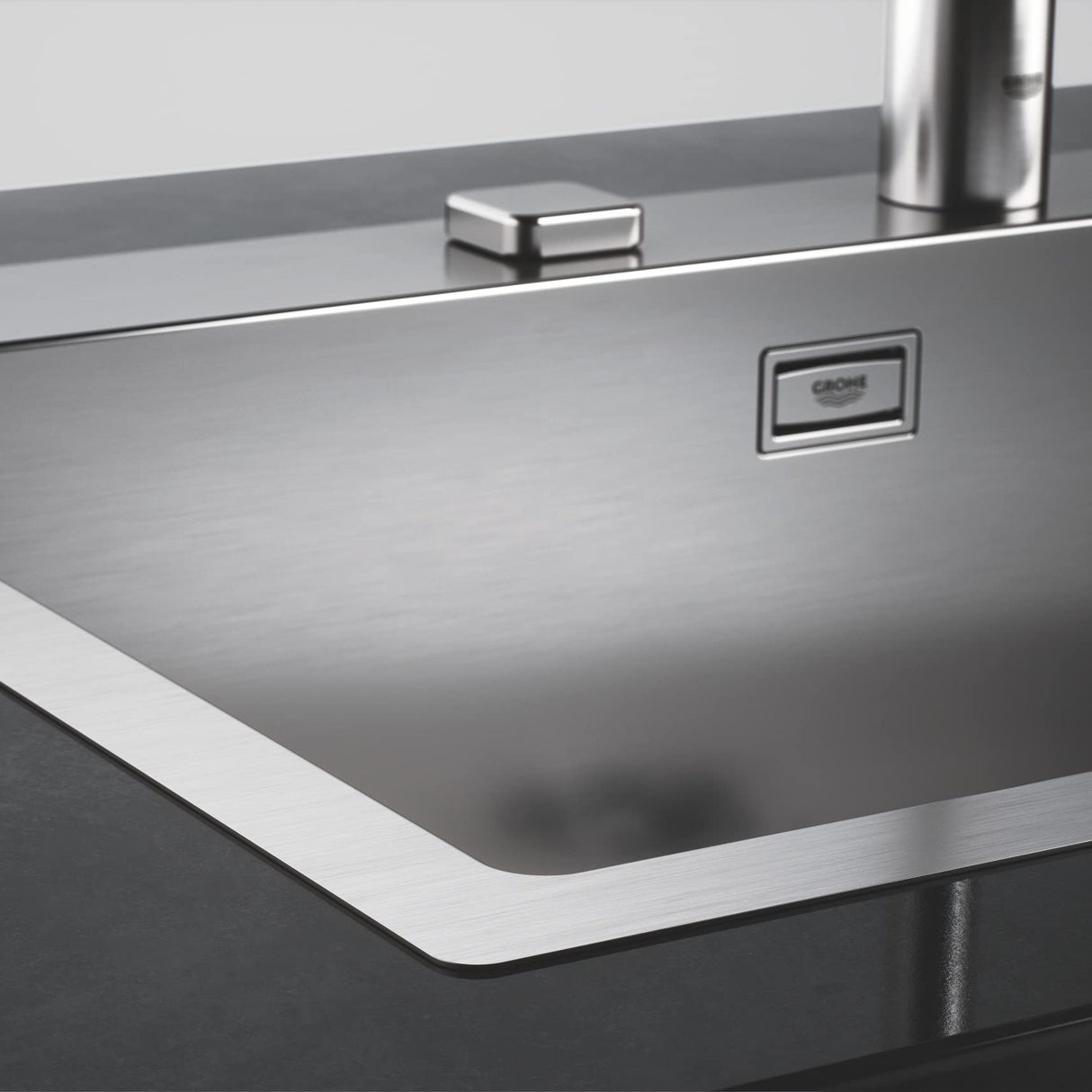 Grohe 31581SD1 31581SD1-K1000 Fregadero Inoxidable con escurridor, Acero INOX, 80 cm