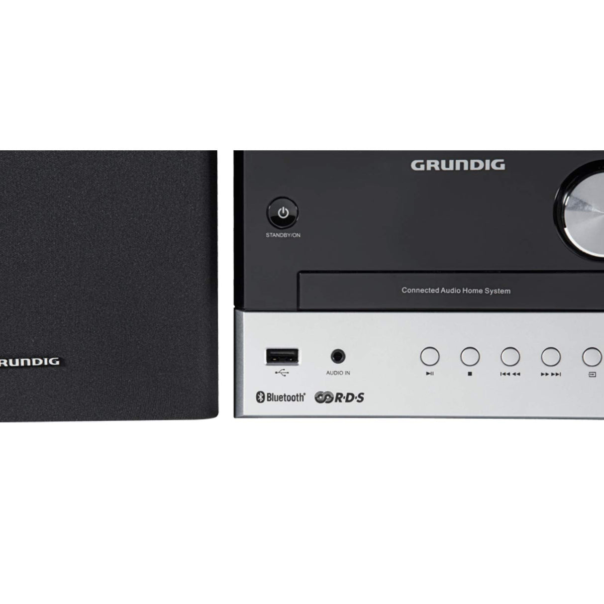 Grundig - Cms 1050 Dab+ BT kompakt Micro anlage (Bluetooth, cd-mp3-wiedergabe, USB anschluss) Schwarz/Silber