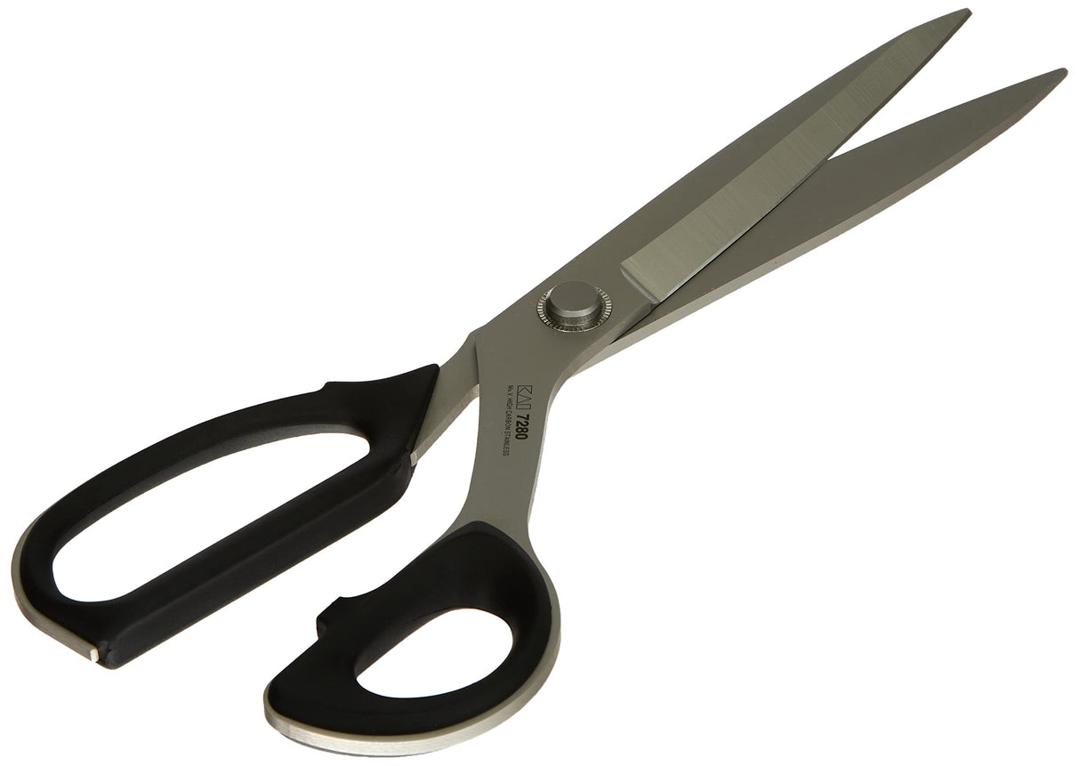 KAI Tijeras grandes Premium con 28 cm de longitud total de la serie 7000 - Acero inoxidable AUS8A con 58 HRC, Tijeras universales de la más alta calidad