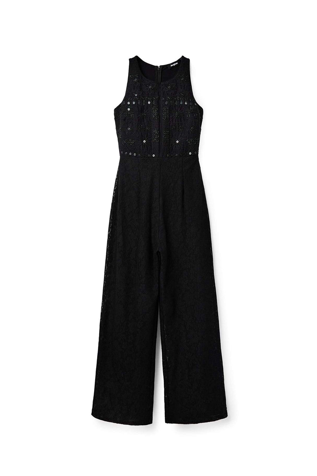 Desigual Pant_Lua 2000 Pantalones Informales, Negro, L para Mujer