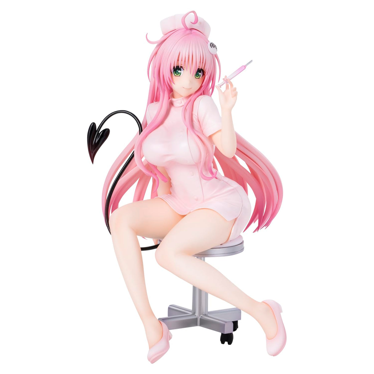 To Love-Ru Darkness statuette PVC Lara Satalin Deviluke Nurse Cos 26 cm