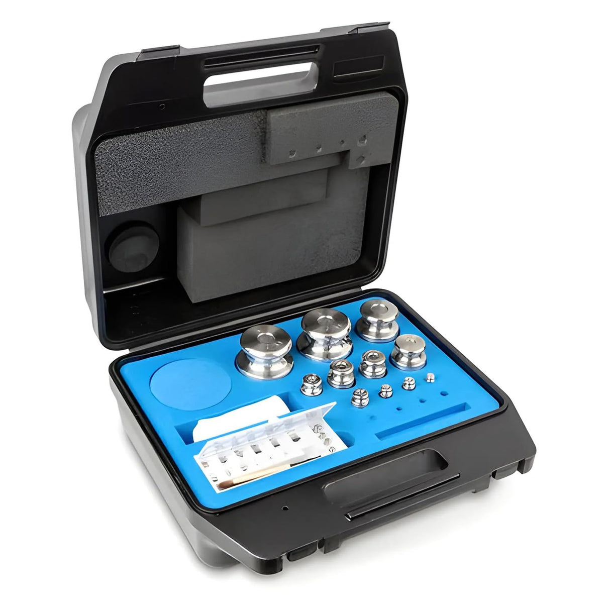Core - 343 074 - Juego de pesas M1 1MG - 2KG Acero Inoxidable, en estuche plastico 343 074