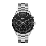 Lacoste Reloj Cronógrafo de Cuarzo para Hombre Colección Boston con Correa de Acero Inoxidable Plateada - 2011079