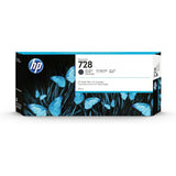 HP 728 F9J68A Negro Mate, Cartucho de Tinta Original HP, de 300ml, de Alta Capacidad, para Impresoras Plotter de Gran Formato HP DesignJet T730 y T830 y Cabezal de Impresión HP 729