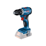 Bosch Professional 18V System GSR 18V-45 - Atornillador a batería (45 Nm, diametro máx. tornillo 8 mm, sin batería, en L-BOXX), Azul
