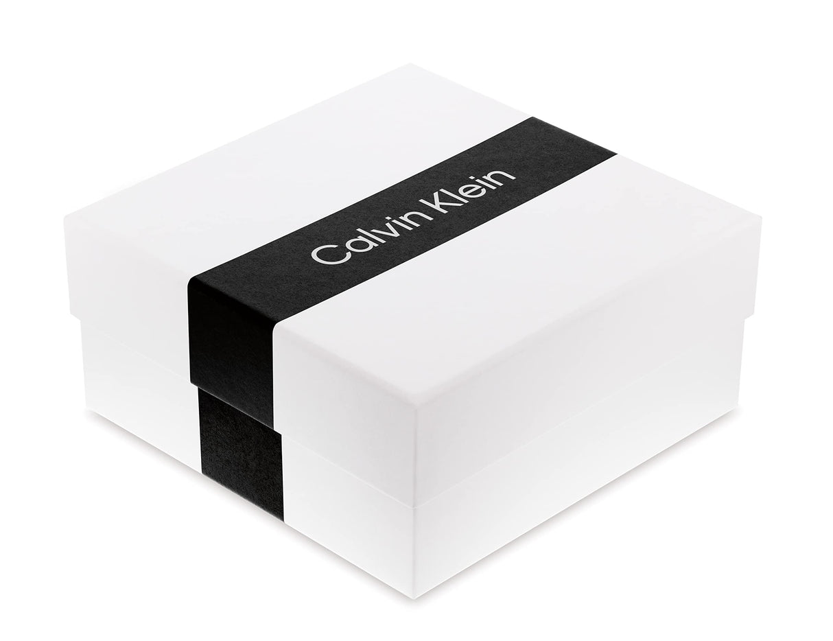 Calvin Klein Pulsera Bangle Abierta para Mujer Colección MINIMAL LINEAR en Acero Inoxidable con Cristales - 35000160