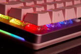 Glorious Gaming GMMK 2 Full Size (96%) - Teclado gaming mecánico, carcasa de aluminio, personalizable, keycaps dobles, switches Glorious Fox, RGB, distribuciones QWERTZ alemán - Rosa